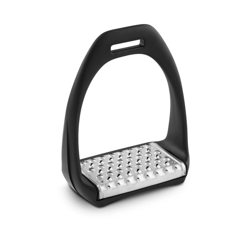 Royal Rider Sport Junior Stirrups - Black/Stainless Steel Pad 3 Royal Rider Sport Junior Stirrups - Black/Stainless Steel Pad