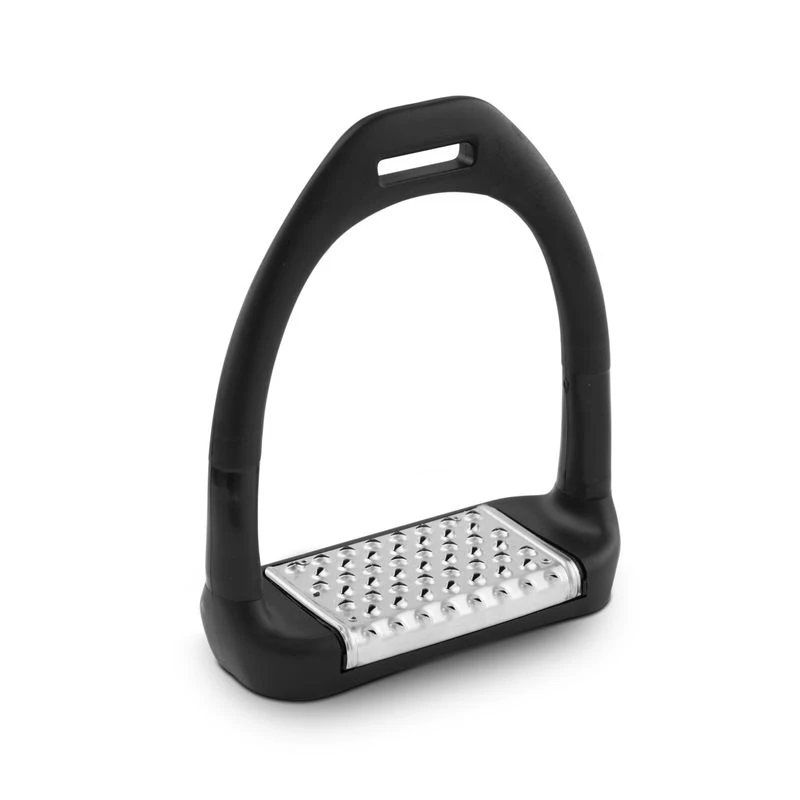 Royal Rider Perfect Flex Stirrups - Black/Black/Stainless Steel Pad 3 Royal Rider Perfect Flex Stirrups - Black/Black/Stainless Steel Pad