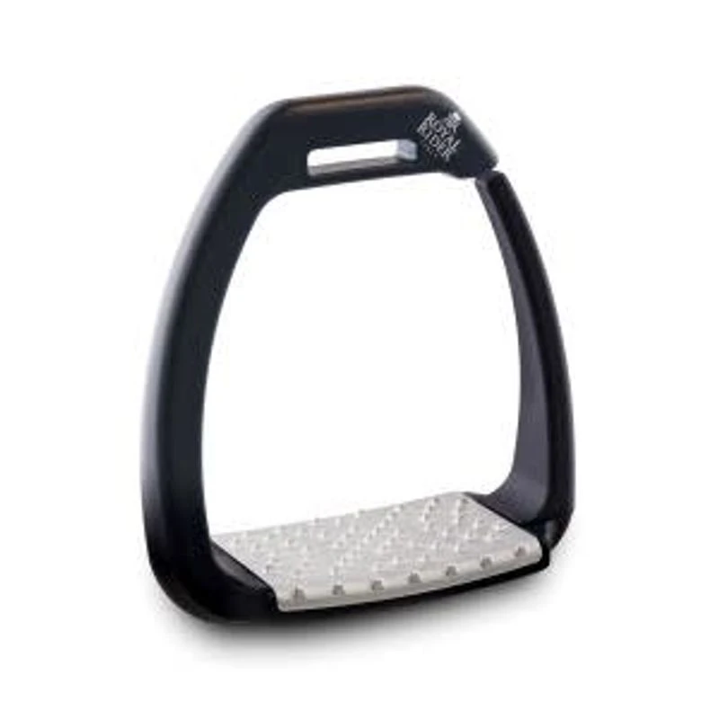 Royal Rider Concept Stirrups - Black/Black/Aluminum Pad 3 Royal Rider Concept Stirrups - Black/Black/Aluminum Pad