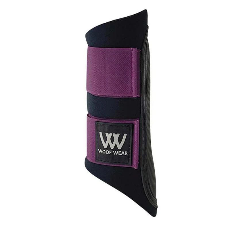 Woof Wear Sport Brushing Boot - Black/Damson 3 Woof Wear Sport Brushing Boot - Black/Damson