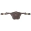 M. Toulouse Platinum Padded Leather Belly Guard Jumper Girth - Chocolate -Saddle Shop 631124 800 800