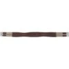 M. Toulouse Contour Shaped Padded Leather Girth - Chocolate -Saddle Shop 631548 800 800