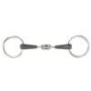 Horze Oval Link Loose Ring Snaffle Bit - Black -Saddle Shop 631577 800 800