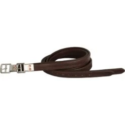 M. Toulouse Double Leather Stirrup Leathers - Chocolate