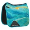 Weatherbeeta Prime Marble Dressage Saddle Pad - Blue/Orange Swirl -Saddle Shop 640381 800 800