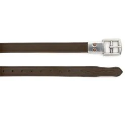 Ovation Covered Clasp End Leathers - Dark Brown