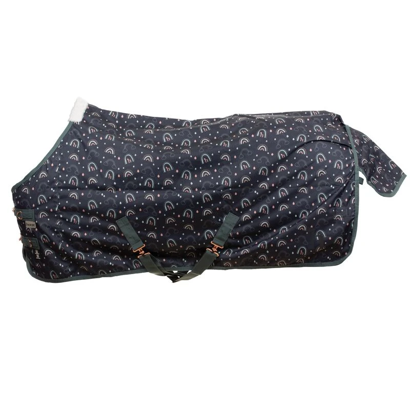 Horze Trixi Pony Turnout Sheet - Dark Navy 3 Horze Trixi Pony Turnout Sheet - Dark Navy