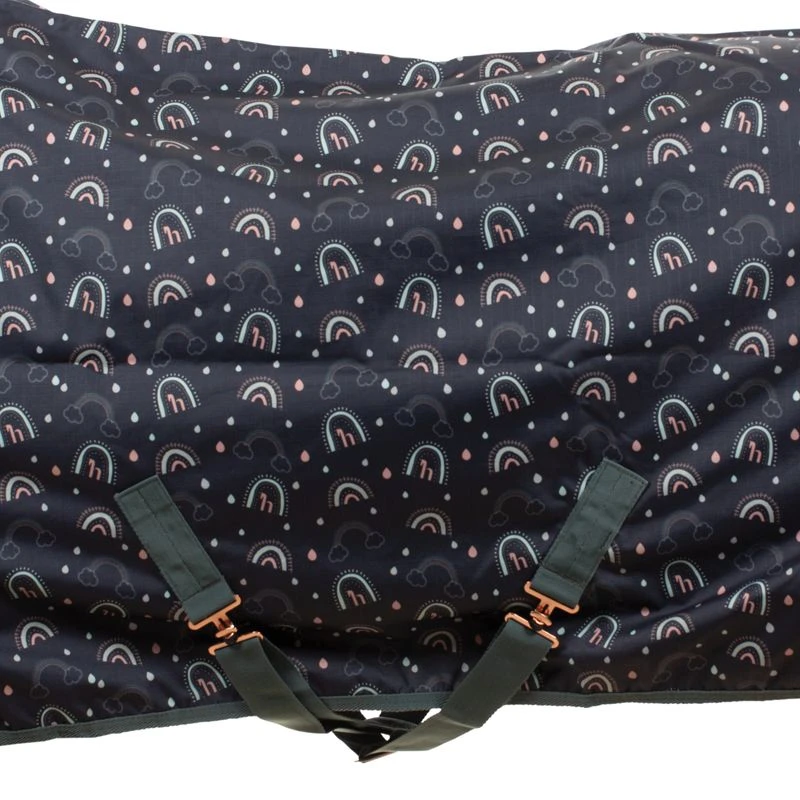 Horze Trixi Pony Turnout Sheet - Dark Navy 5 Horze Trixi Pony Turnout Sheet - Dark Navy - Image 3