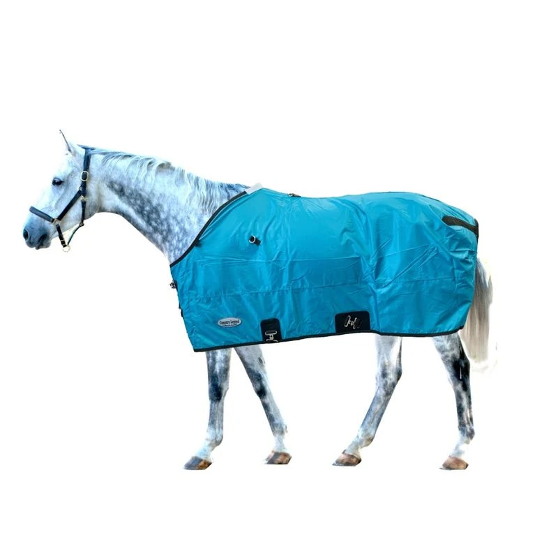 Western Rawhide Country Legend 420D Diamond Ripstop Waterproof Stable Sheet - Turquoise 3 Western Rawhide Country Legend 420D Diamond Ripstop Waterproof Stable Sheet - Turquoise