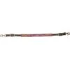 Western Rawhide Pink Tie Dye Wither Strap - Dark Brown