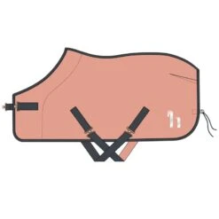 Horze Trixi Pony Fleece Cooler Blanket - Shrimp Pink 15 Horze Trixi Pony Fleece Cooler Blanket - Shrimp Pink -Saddle Shop 649203 800 800