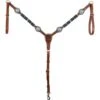 Western Rawhide Country Legends Turquoise Beads Breastcollar - Chestnut -Saddle Shop 666220 800 800