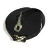 Kensington 30ft Flat Nylon Lunge Line - Black W/Goldtone 1 Kensington 30ft Flat Nylon Lunge Line - Black W/Goldtone -Saddle Shop 671646 800 800