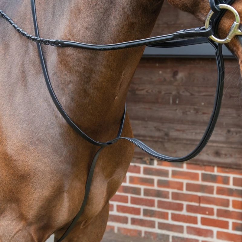 Shires Velociti Lusso Standing Martingale - Black 3 Shires Velociti Lusso Standing Martingale - Black