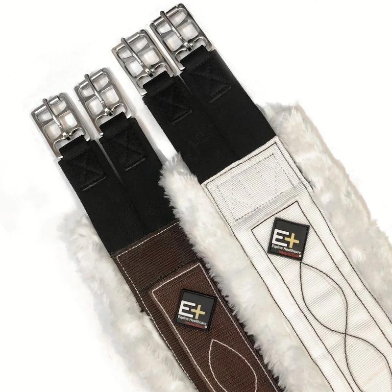 Equine Healthcare International Pro Series Fleece Girth - Brown 4 Equine Healthcare International Pro Series Fleece Girth - Brown - Image 2