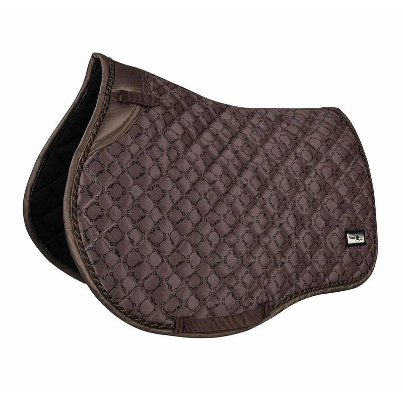 Fair Play Maxx Bit Jump Saddle Pad - Taupe Grey 3 Fair Play Maxx Bit Jump Saddle Pad - Taupe Grey