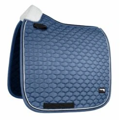 Fair Play Jet Dressage Saddle Pad - Steel Blue
