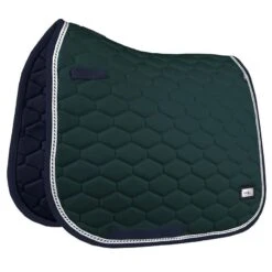 Fair Play Hexagon Dressage Saddle Pad - Dark Green