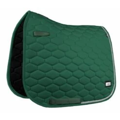 Fair Play Hexagon Crystal Dressage Saddle Pad - Dark Green