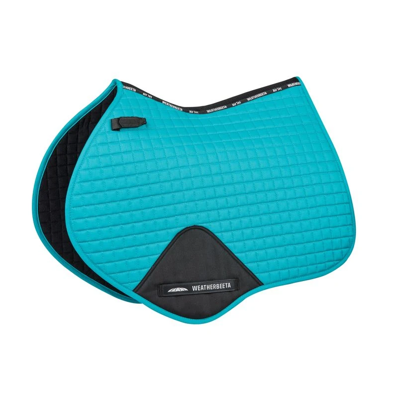 Weatherbeeta Prime Jump Shaped Saddle Pad - Turquoise 3 Weatherbeeta Prime Jump Shaped Saddle Pad - Turquoise