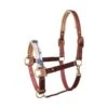 Horze Terrazzo Neoprene Lined Halter With Crystals - Smoked Paprika -Saddle Shop 695389 800 800