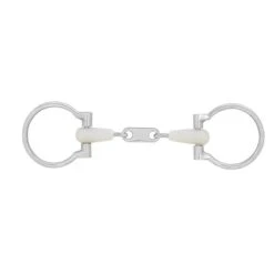 Happy Mouth Bits Western French Link D Ring - Stainless Steel