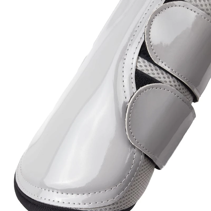 Horze Smoky Twilight Air Mesh Brushing Boots - Quiet Grey 4 Horze Smoky Twilight Air Mesh Brushing Boots - Quiet Grey - Image 2