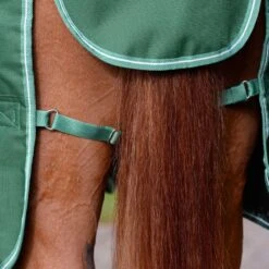 Saxon Defiant 1200D Standard Neck Medium - Hunter Green/White -Saddle Shop 707959 800 800